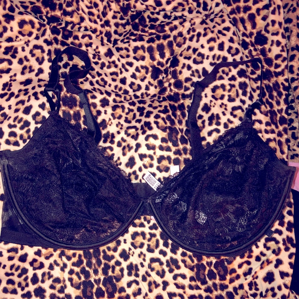 Black Lace Victorias Secret Bra